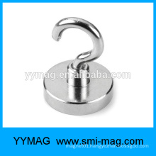 Neodymium magnetic hook Round Bases with Hooks